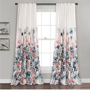 Lush decor Zuri floral window panels/curtains